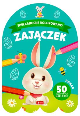 Wielkanocne kolorowanki. Zajączek - uszkodzone. Autor: Opracowanie zbiorowe. SmakLiter.pl Okładka książki Wielkanocne kolorowanki. Zajączek - uszkodzone