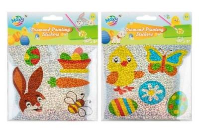 Opakowanie Wielkanocne naklejki diamentowe 5szt