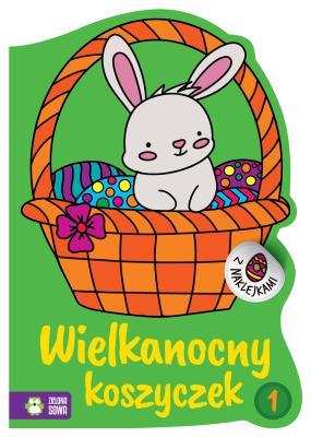 Okładka książki WIELKANOCNY KOSZYCZEK 1 WIELKANOCNE KOLOROWANKI - uszkodzone