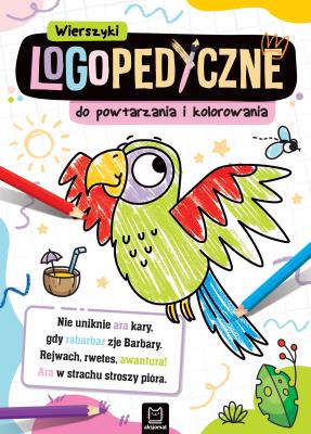 Okładka książki Wierszyki logopedyczne do powtarzania i kolorowani