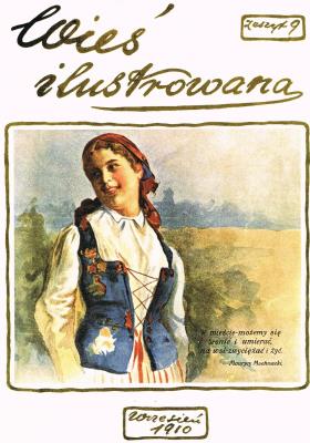 Okładka książki Wieś ilustrowana zeszyt 9 Wrzesień 1910