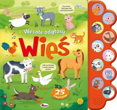 WIEŚ. Wesołe odgłosy. Autor: Natalia Kawałko-Dzikowska. SmakLiter.pl Okładka książki WIEŚ. Wesołe odgłosy