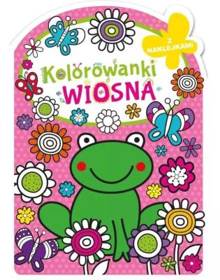 Okładka książki Wiosna. Kolorowanka z wykrojnika