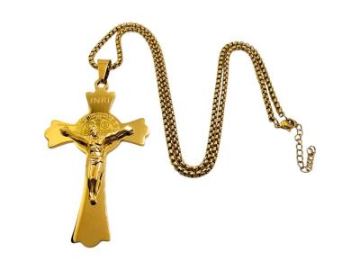 Opakowanie Wisior Krzyż złoty