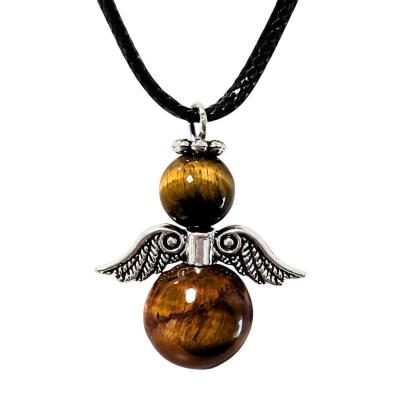 Opakowanie Wisiorek aniołek na rzemyku Tygrysie Oko