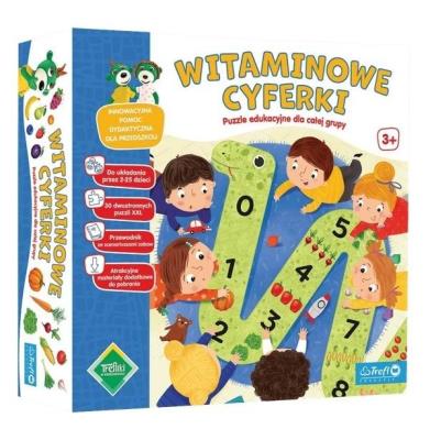 Opakowanie Witaminowe cyferki. Puzzle edukacyjne Wąż