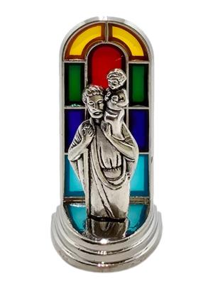 Opakowanie Witrażyk Święty Krzysztof 6,5cm