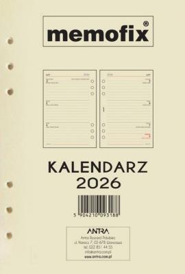 Opakowanie Wkład kalendarzowy 2026 Memofix A5 TDW