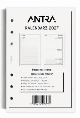 Opakowanie Wkład kalendarzowy 2027 Memofix A5 DNS