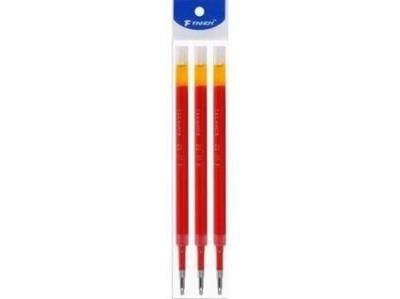 Wkład żelowy F-Vigor 0,5mm czerwony 3szt. Wydawca: Fandy. SmakLiter.pl Opakowanie Wkład żelowy F-Vigor 0,5mm czerwony 3szt