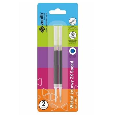 Wkłady do długopisu ZX Speed niebeski 2szt ZENITH. Wydawca: ZENITH. SmakLiter.pl Opakowanie Wkłady do długopisu ZX Speed niebeski 2szt ZENITH