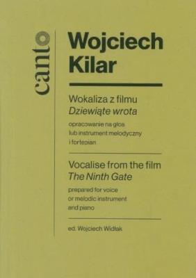 Okładka książki Wokaliza z filmu ''Dziewiąte wrota