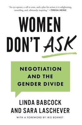 Women don't ask wer. angielska. Autor: Linda Babcock. SmakLiter.pl Okładka książki Women don't ask wer. angielska