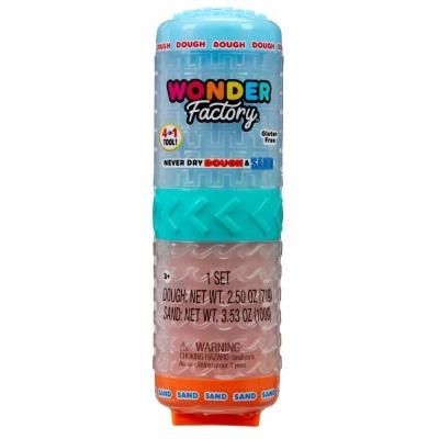 Wonder Factory Never Dry Dough&Sand Blue Orange. Wydawca: MGA. SmakLiter.pl Opakowanie Wonder Factory Never Dry Dough&Sand Blue Orange