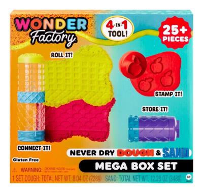 Opakowanie Wonder Factory Never Dry Dough&Sand Mega Box