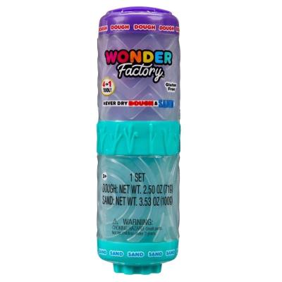 Wonder Factory Never Dry Dough&Sand Purple Teal. Wydawca: MGA. SmakLiter.pl Opakowanie Wonder Factory Never Dry Dough&Sand Purple Teal