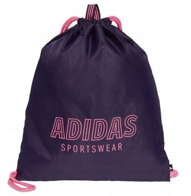 Opakowanie Worek Adidas Classic House of Tiro fioletowy 13,5l