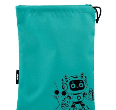 Worek na obuwie 27x36cm green. Wydawca: MFP. SmakLiter.pl Opakowanie Worek na obuwie 27x36cm green