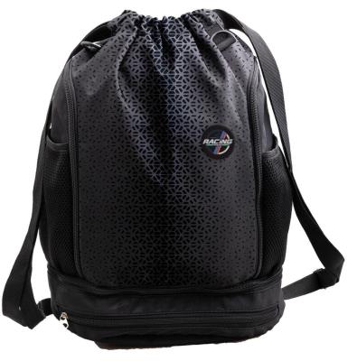 Opakowanie Worko-plecak z siatką No Name Chłopiec czarny