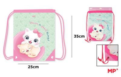 Workoplecak Kotek 25x35cm. Wydawca: MP Main Paper. SmakLiter.pl Opakowanie Workoplecak Kotek 25x35cm