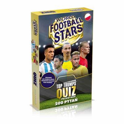 Opakowanie World football stars top trumps quiz pojedynek 200 pytań
