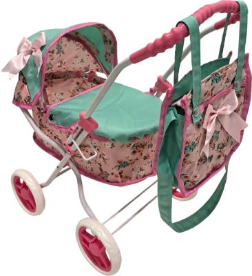 Wózek dla lalek głęboki z torbą. Wydawca: MarioToys. SmakLiter.pl Opakowanie Wózek dla lalek głęboki z torbą