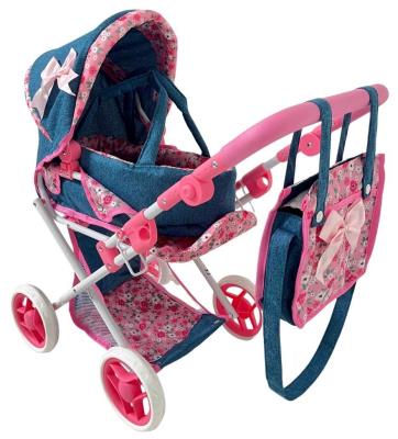 Wózek dla lalek głęboki z torbą. Wydawca: MarioToys. SmakLiter.pl Opakowanie Wózek dla lalek głęboki z torbą