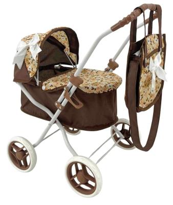 Wózek dla lalek głęboki z torbą. Wydawca: MarioToys. SmakLiter.pl Opakowanie Wózek dla lalek głęboki z torbą