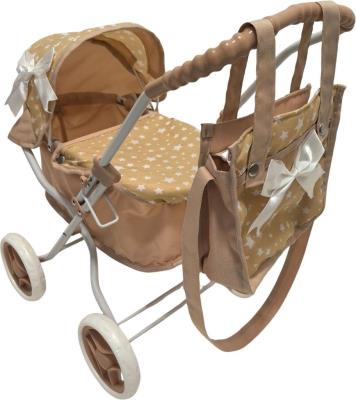 Wózek dla lalek głęboki z torbą. Wydawca: MarioToys. SmakLiter.pl Opakowanie Wózek dla lalek głęboki z torbą