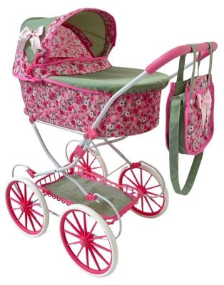 Wózek dla lalek Retro z torbą. Wydawca: MarioToys. SmakLiter.pl Opakowanie Wózek dla lalek Retro z torbą