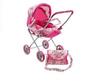 Wózek dla lalek z koszem i daszkiem 2w1. Wydawca: ADAR. SmakLiter.pl Opakowanie Wózek dla lalek z koszem i daszkiem 2w1