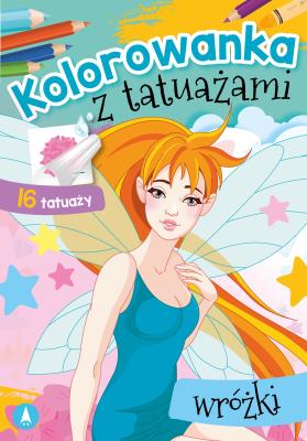 Okładka książki Wróżki. Kolorowanka z tatuażami