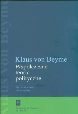 Okładka książki Współczesne teorie polityczne