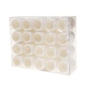 Opakowanie Wstążka kokon biały matowy (20szt) ROZETTE