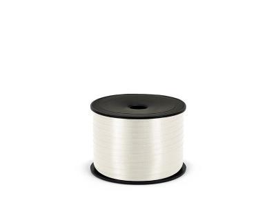 Opakowanie Wstążka plastikowa matowa biała 5mm/90m