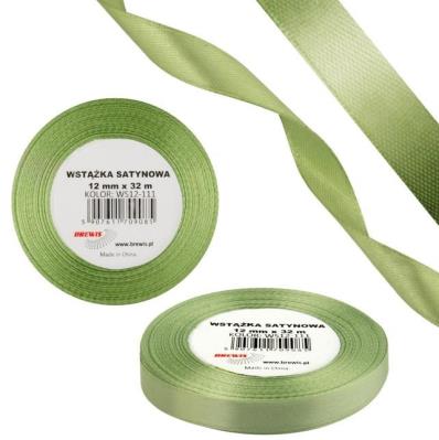 Opakowanie Wstążka satynowa 12mm/32m miętowy pastelowy