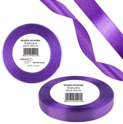 Opakowanie Wstążka satynowa 25mm/32m orchidea