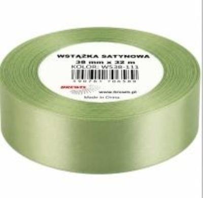 Opakowanie Wstążka satynowa 38mm/32m miętowy pastelowy