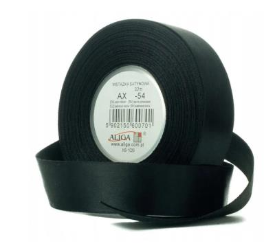 Opakowanie Wstążka satynowa czarna 50mmx32m