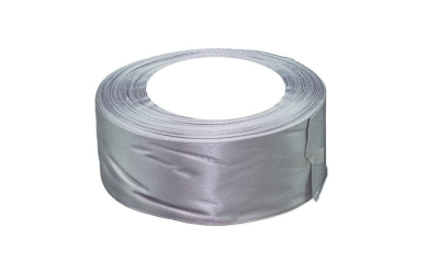 Opakowanie Wstążka satynowa srebrna 50mmx32m