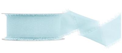 Opakowanie Wstążka szyfonowa jasny błękit 40mm/10m