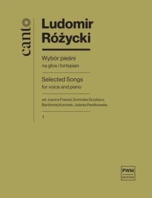 Okładka książki Wybór pieśni, cz.1 na głos i fortepian