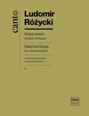 Okładka książki Wybór pieśni, cz.2 na głos i fortepian