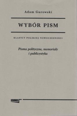 Wybór pism Tom 2. Autor: Gurowski Adam. SmakLiter.pl Okładka książki Wybór pism Tom 2