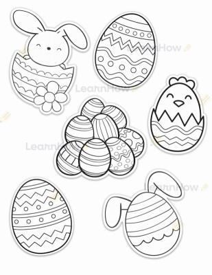 Wycinane kolorowanki Wielkanoc. Wydawca: LearnHow. SmakLiter.pl Opakowanie Wycinane kolorowanki Wielkanoc