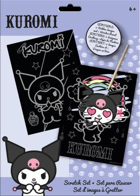 Wydrapywanka Kuromi KU00020. Wydawca: Kids Euroswan. SmakLiter.pl Opakowanie Wydrapywanka Kuromi KU00020