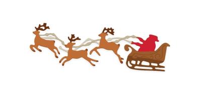 Opakowanie Wykrojnik - sanie św. Mikołaja