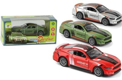 Wyścigówka metalowa z napędem 1:36 MIX. Wydawca: Merkpol. SmakLiter.pl Opakowanie Wyścigówka metalowa z napędem 1:36 MIX