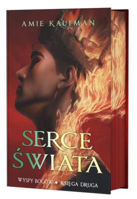 Wyspy Bogów Księga 2 Serce świata (wydanie specjalne). Autor: Amie Kaufman. SmakLiter.pl Okładka książki Wyspy Bogów Księga 2 Serce świata (wydanie specjalne)