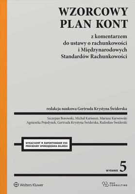 Okładka książki Wzorcowy Plan Kont z komentarzem do ustawy o rachunkowości i Międzynarodowych Standardów Rachunkowości